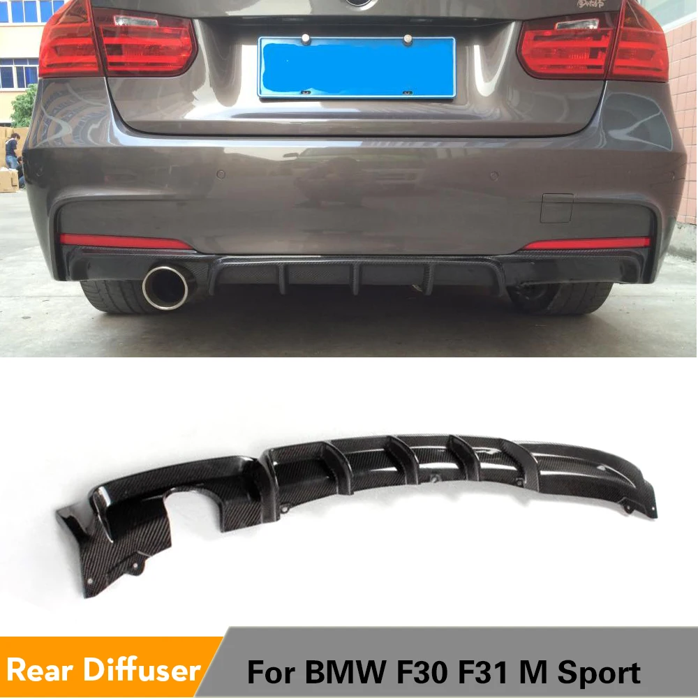 Задний бампер из углеродного волокна/FRP защитный спойлер для BMW F30 F31 M спортивный