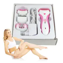 4 в 1 перезаряжаемая Машинка для удаления волос Эпилятор бритва триммер машина 19QE