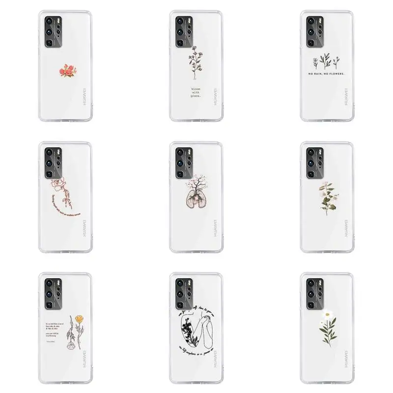 Прозрачный чехол для Huawei honor V 40 30 20 X note 10 pro lite max s | Мобильные телефоны и аксессуары