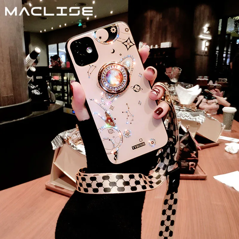 Чехол для Телефона Iphone 12 Pro 11 SE2 XR XS Max 6s 7 8 Plus блестящий зеркальный Мягкий
