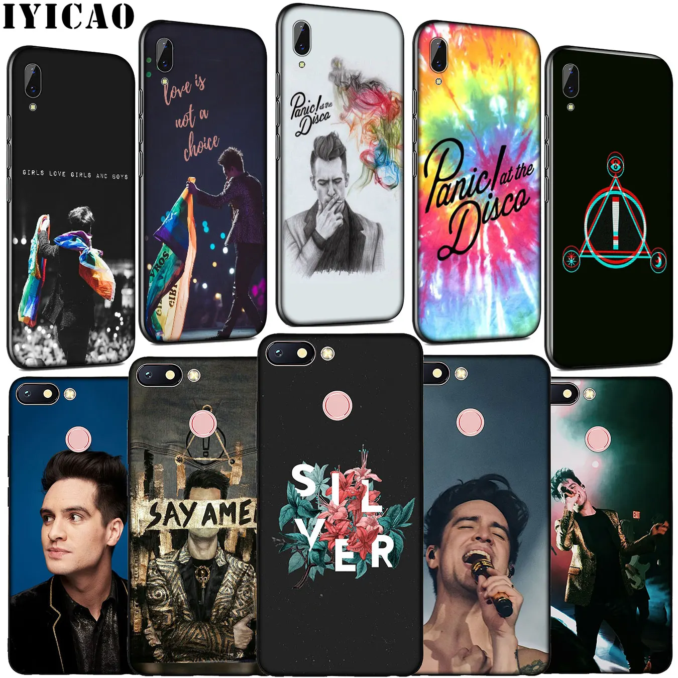 Panic! Panic At The Disco Soft Silicone Phone Case for Xiaomi Redmi Note 8 8T 8A 7 7A 6 6A 5 5A K30 K20 Pro GO S2 Cover |