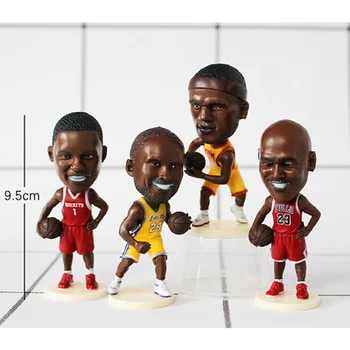 

Free shipping mini basketball cake decoration ornaments basketball star cartoon doll little boy birthday gift