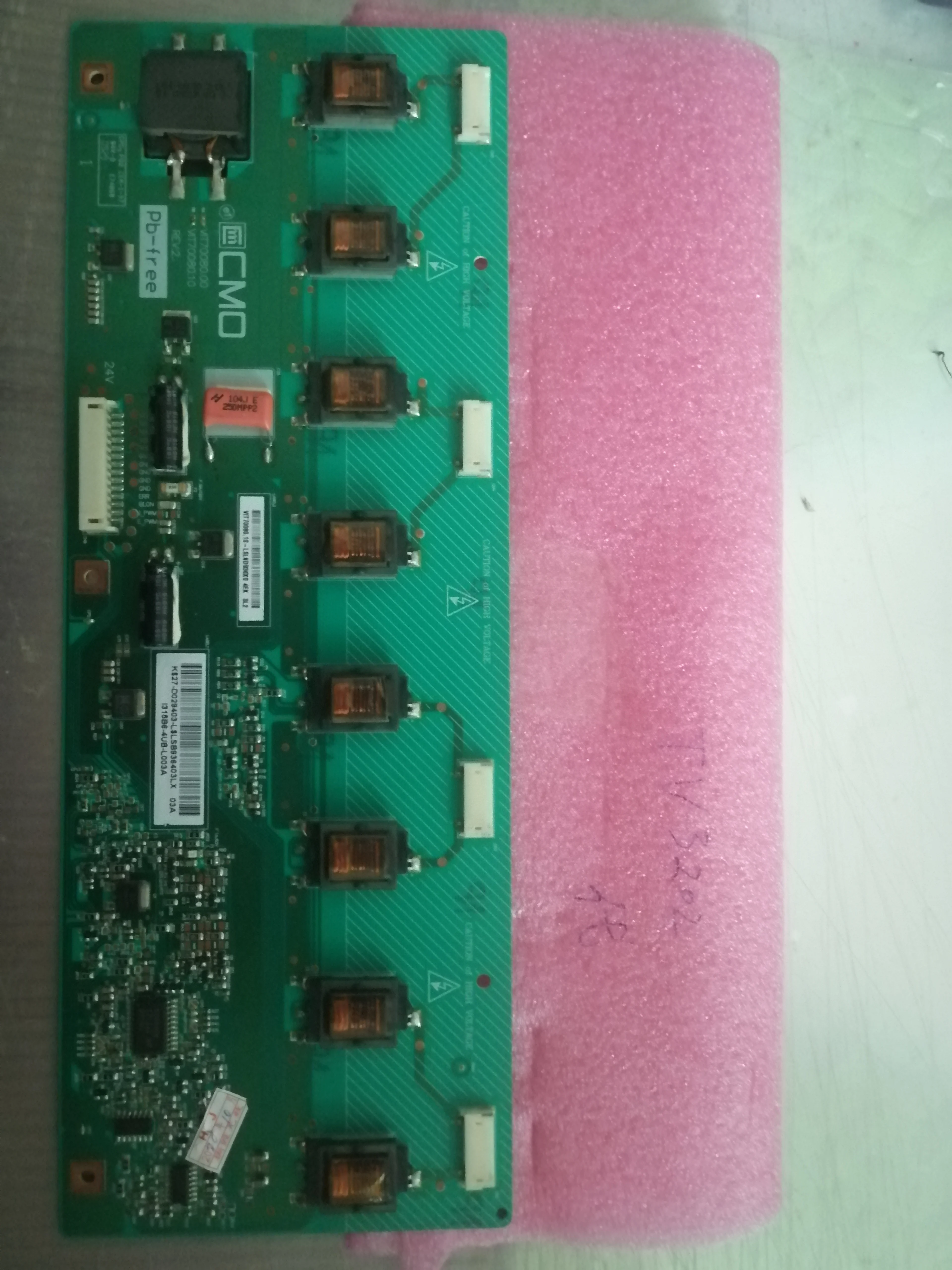 TV3203-ZC02-02(A) 고전압 t-con 보드 L32E10 LCD32R26 L32M02(05) T-CON 연결 보드와 연결