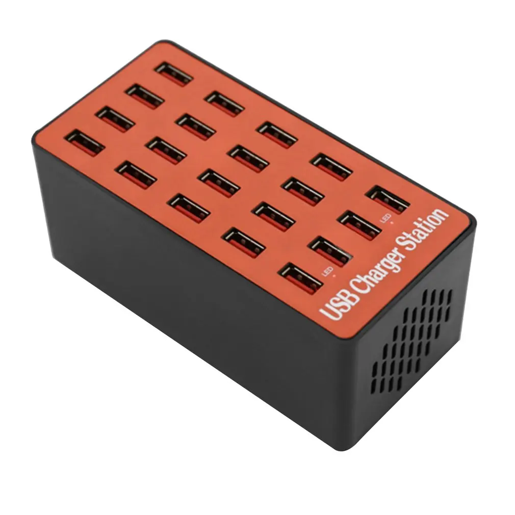 

20-Port 18A 90W Multi USB Charger HUB LED USB Charging Station Dock Universal Mobile Phone Desktop Wall Home Chargers
