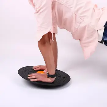 

Universal Plastic Wobble Balance Board Stability Training Fitness Exercise