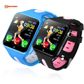 

Smart Kid Child Student Safe SOS Smartwatch GPS Location Tracker Remote Camera Monitor with SIM TF Bluetooth Music Device Watch