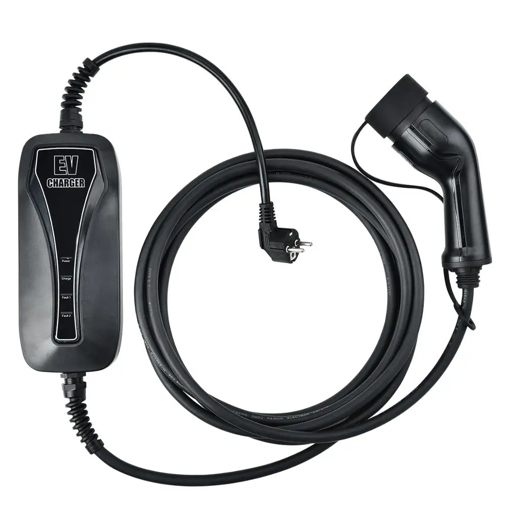 

Fast Car Smart EV Charger Type 2 5M 10M 16A IEC 62169 Mennekes Type 2 EV Charging Cable EU Schuko Plug