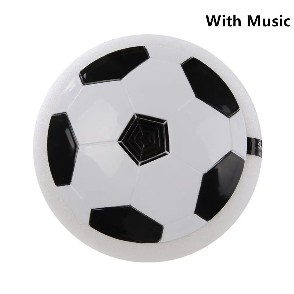 With music White Горячий воздух Мощность Футбольный шар Забавные игрушки светодиодный свет мигающий шар красочный диск Крытый футбольные игрушки для мальчиков мир футбол - Цвет: With music White