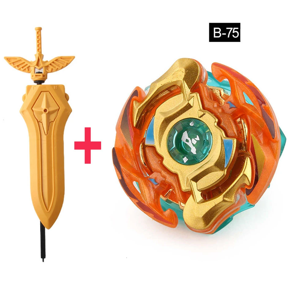 Burst Toys B131 B150 Bey Bay Top с пусковой установкой Золотая версия Металл Fusion God Tops спиннинг битва игрушка лезвия детский подарок - Цвет: B-75