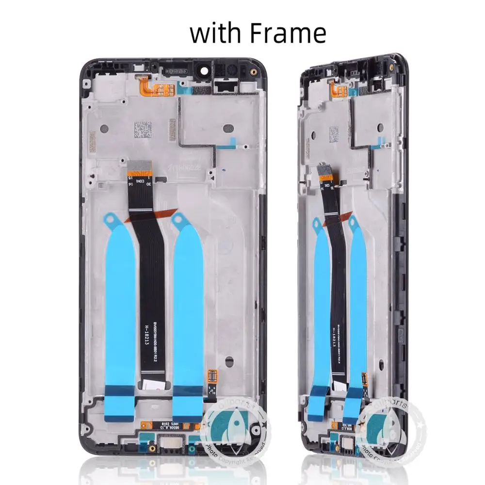 Дисплей для XIAOMI Redmi 6A 6 LCD в сборе с тачскрином на рамке 5.45'' черный белый