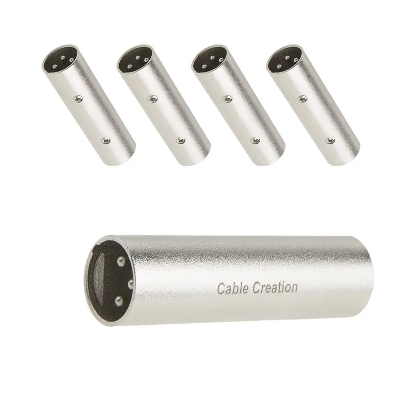 [1 упаковка] SanCableCord Canon XLR папа-папа 3 Pin Female to 3 Pin Feamle XLR 3 Pin Male to 3 Pin Male микрофонный линейный адаптер