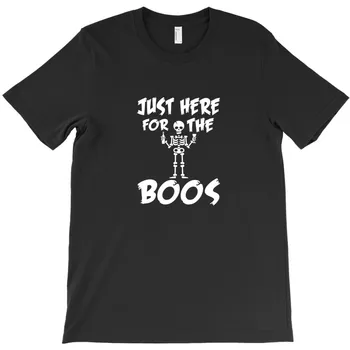 

Just Here for The Boos T-Shirt CAT LOVES PIZZA Short Sleeve T Shirt Mens Pre-Cotton Costume T-Shirt Simple Style Men White Shirt