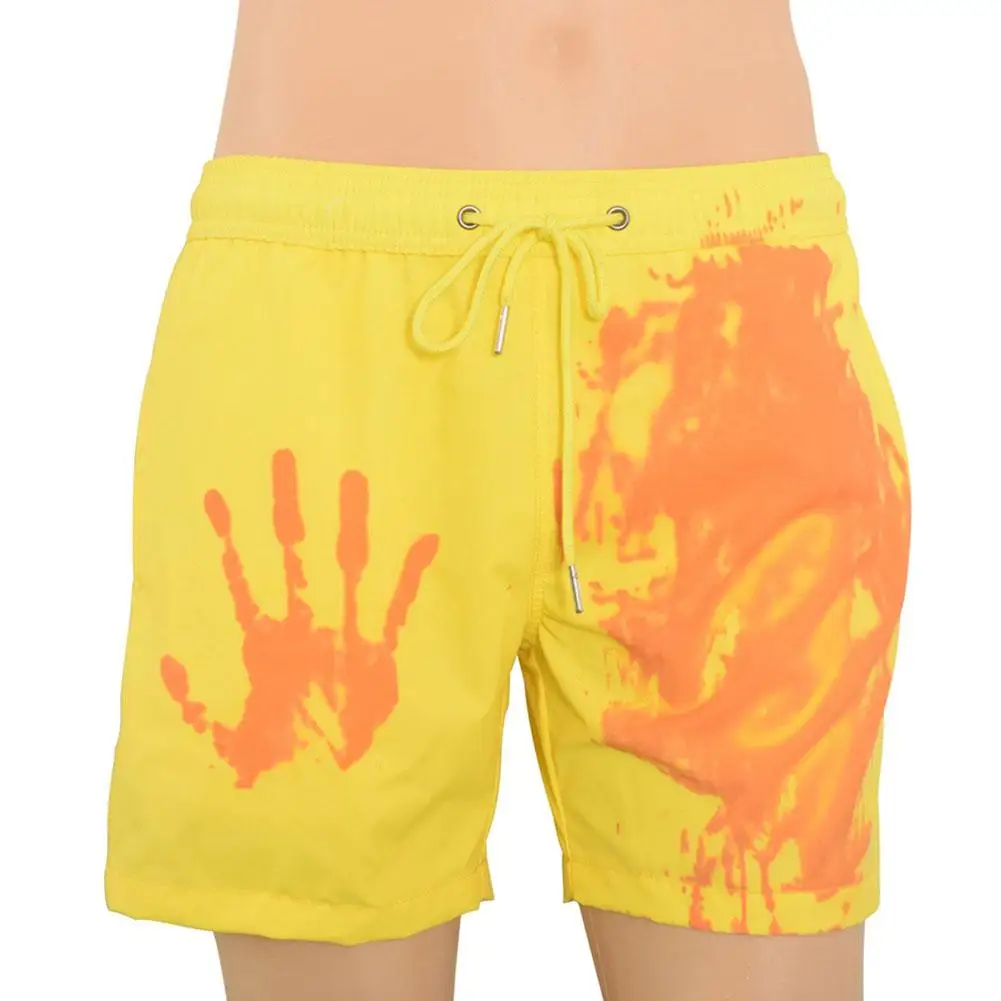 

Swimming Trunks Quick-drying Swimming Trunks Temperature Sensitive Colour Changing Swim Shorts Breathable Beach Shorts For Men