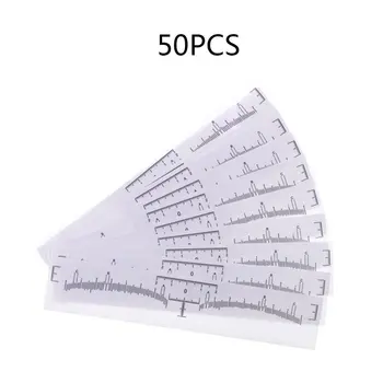 

Eyebrow Ruler Sticker Eyebrow Shaping Tools Makeup Measurement Stencil Makeup Drawing Template