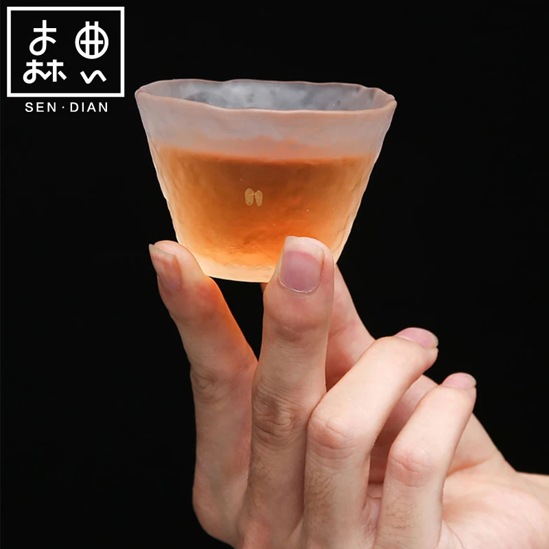 SENDIAN японский кованый Хрустальная чайная чашка изысканный ручной работы кунг-фу