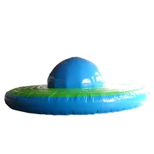 Commercial PVC Mesh Cloth Inflatable Floating Water Equipment Inflatable Rotary Gyro Playing In Water Amusement Park