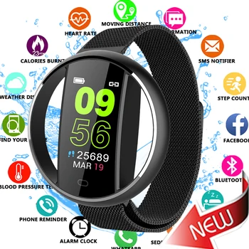 

2019 Q8 Smart Watch OLED Color Screen men Fashion Fitness Tracker Heart Rate Monitor Blood Pressure Oxygen Pedometer Smartwatch