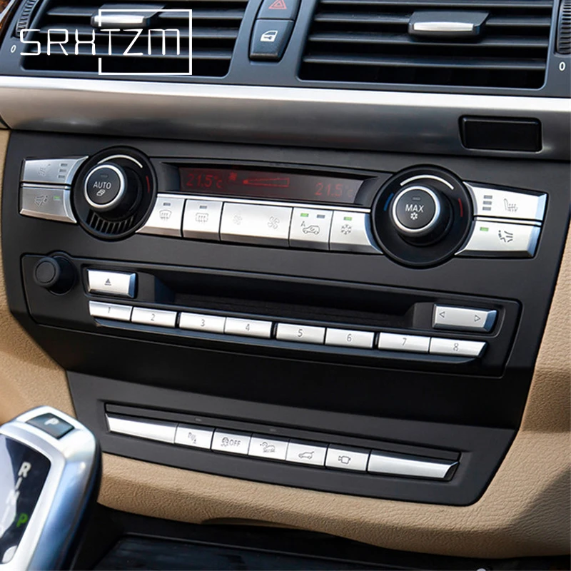 

Кнопка переключателя кондиционера для Bmw E70 E71 X5 X6 2008-2013, наклейка на кнопку кондиционера, автомобильные аксессуары