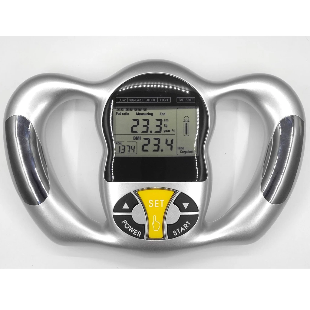

Portable Handheld Digital Body Fat Analyzer Health Monitor Portable Health Fat Loss Monitor Fitness Tracker for Women Men Use