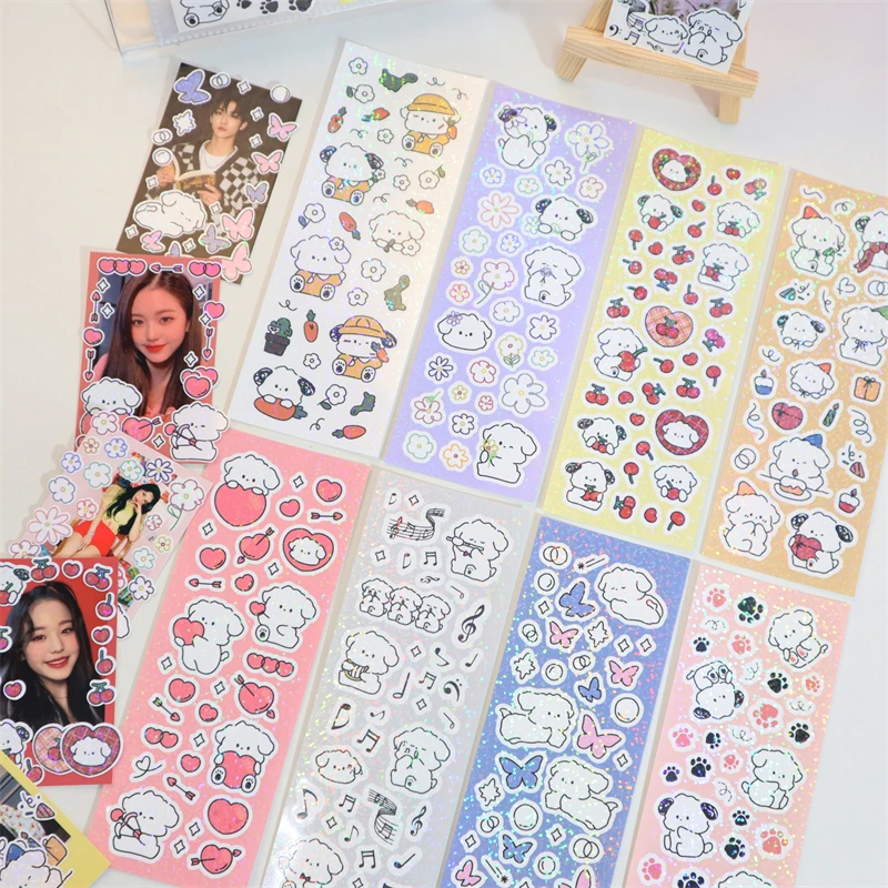 Adorable Little Dog Stickers Cute Kawaii Planner Diary DIY Craft Scrapbooking Stationery School Supplies | Канцтовары для офиса и