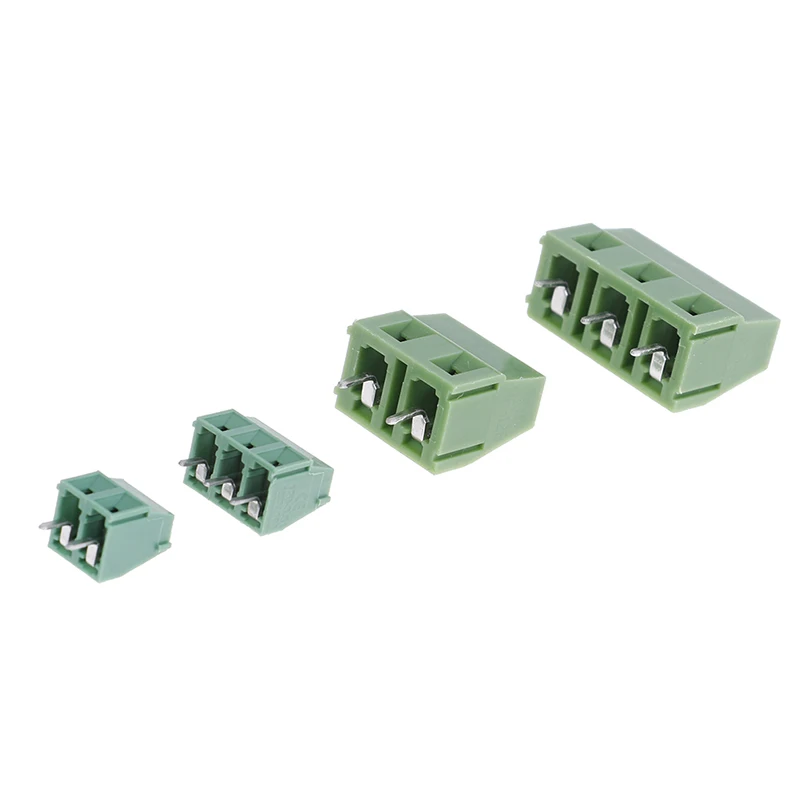 10 шт./лот PCB Винтовые клеммные блоки Conenctor 3,81/7,5 мм Шаг 2 P/3 P прямой угол клеммный блок