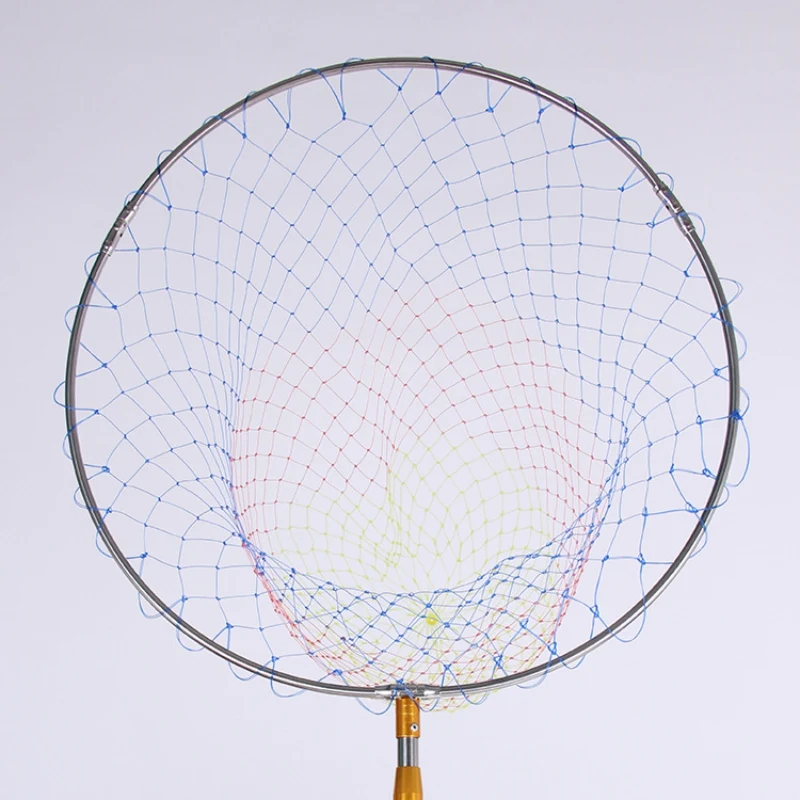 

Fishing Landing Net Head Stainless Steel Nylon Mesh Removable Anti-adhesive Hook For Kayak Boat Stream Fishing Accessories