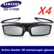 4pis активные официальные оригинальные 3D очки ssg-5100GB 3D Bluetooth очки активного действия очки для всех samsung 3D ТВ серии