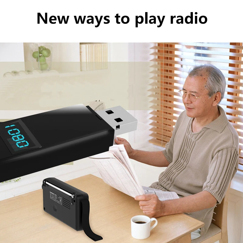 Bluetooth 5 0 Receiver USB Wireless Transmitter Audio Music Adapter for Car PC Headphones with Remote Control