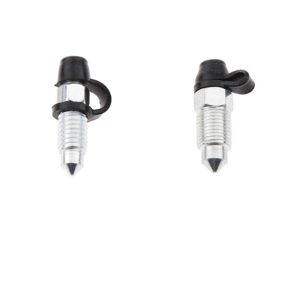 M8 X 1.25mm M10 x1mm Motorcycle Brake Bleeder Nipple Caliper Bleed Screws