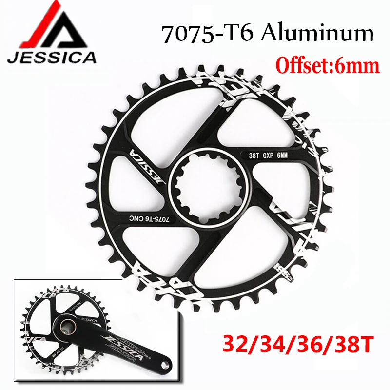 GXP кольцо цепи велосипеда 32T 34T 36T 38T MTB Chainwheel фиксированный шатун для велосипеда односкоростное узкое широкое кольцо цепи горного велосипеда