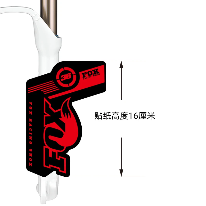 Mountain Bike for Sticker Bicycle Fork Decals Cycle Suspension Fork Sticker for FOX-36 XC MTB