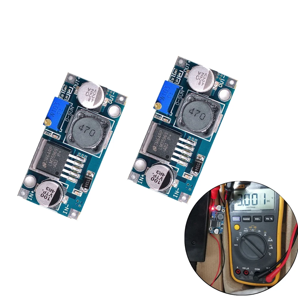LM2596 регулятор напряжения LM2596S step понижающий модуль питания Регулируемый DC 24 в 12 В
