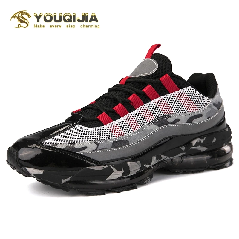 

YOUQIJIA Men Casual Sports Shoes Fashion Lac-up Basketball Shoes Breathable Flat Trainers Lightweight Popular Walking Sneakers