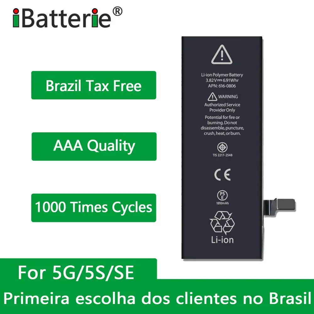 10pcs/lot iBatterie AAA Quality Battery For Apple