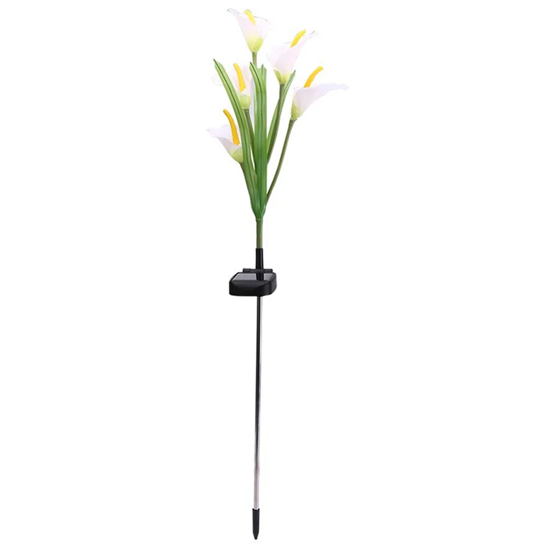 

Promotion! Outdoor Decorative Solar Calla Lily LED Lights, for Patio Lawn Pathway Deck Christmas Decoration, 2 Pack