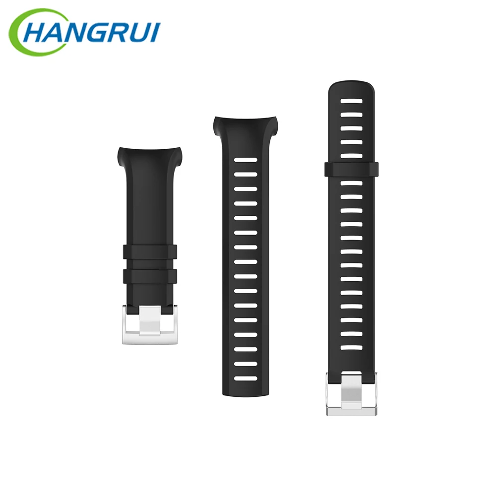 

Silicone Wristband Strap For SUUNTO D6 Dive/D6I NOVO/D6I ZULU Bracelet With Steel Buckle Universal Strap With A Utility Knife