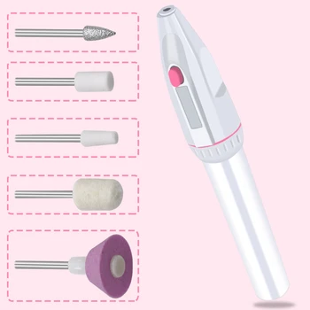 

RainSolid 5 in 1 Electric Manicure Set Manicure Nail Drill File Grinder Grooming Kit Callus Remover Set Nail Buffer Polishe