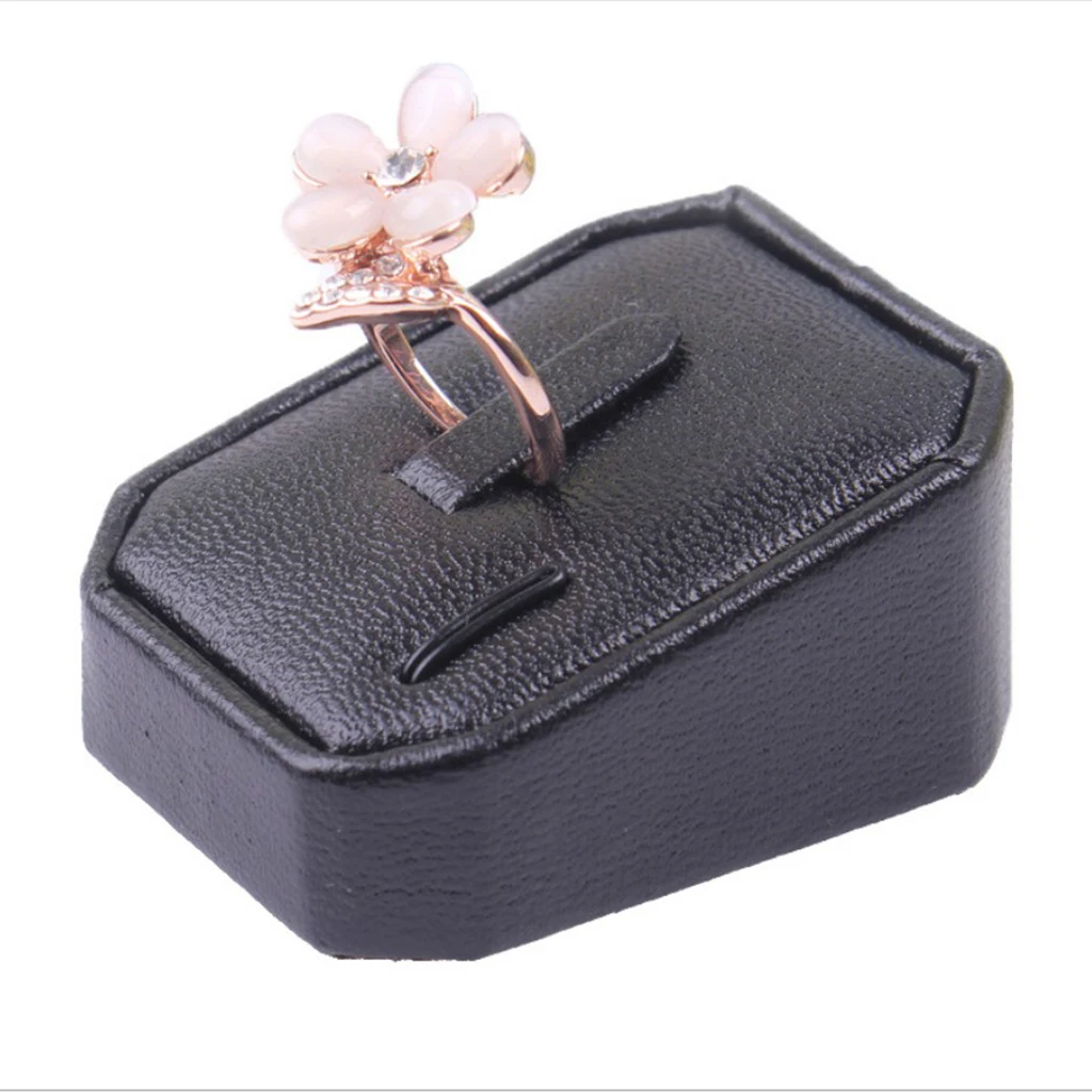 Wedding Earrings Ring Box Jewelry Display Case Gift Boxes PU Leather