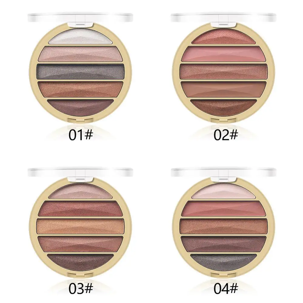 MISS ROSE 4 цвета матовое стекло с перламутровым эффектом тени для век прочный