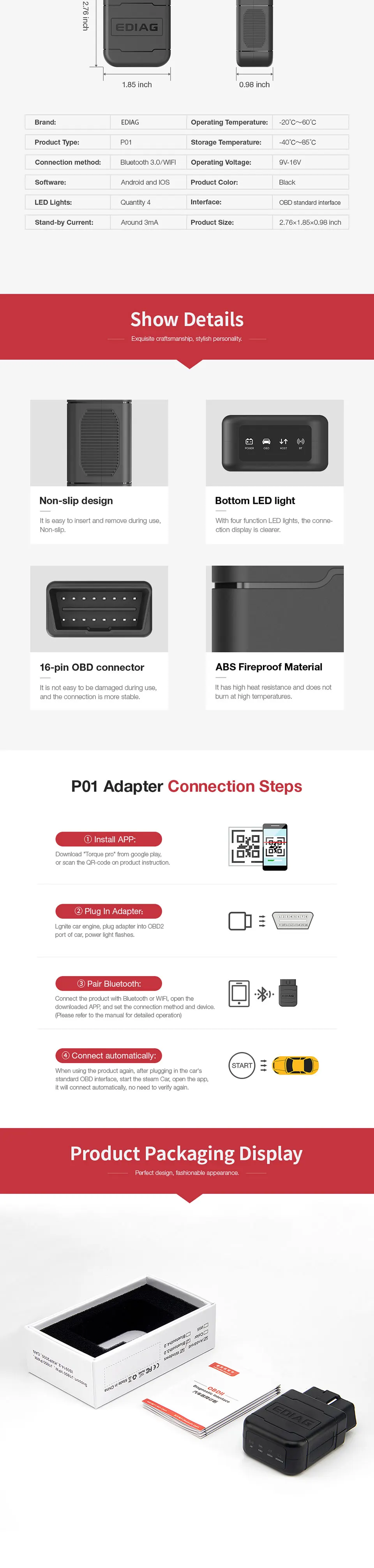 EDIAG P01 Bluetooth (3)