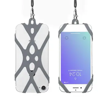 

Super-Grip Phone Security Neck Strap Mobile Phone Harness Silicone Rope Lanyard For IPhone Samsung Sony Xiaomi