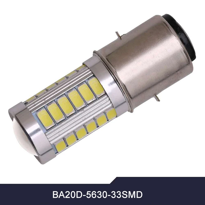 1 шт. BA20D 5630 660LM светодиодный мотоциклетный головной светильник лампочка 12V