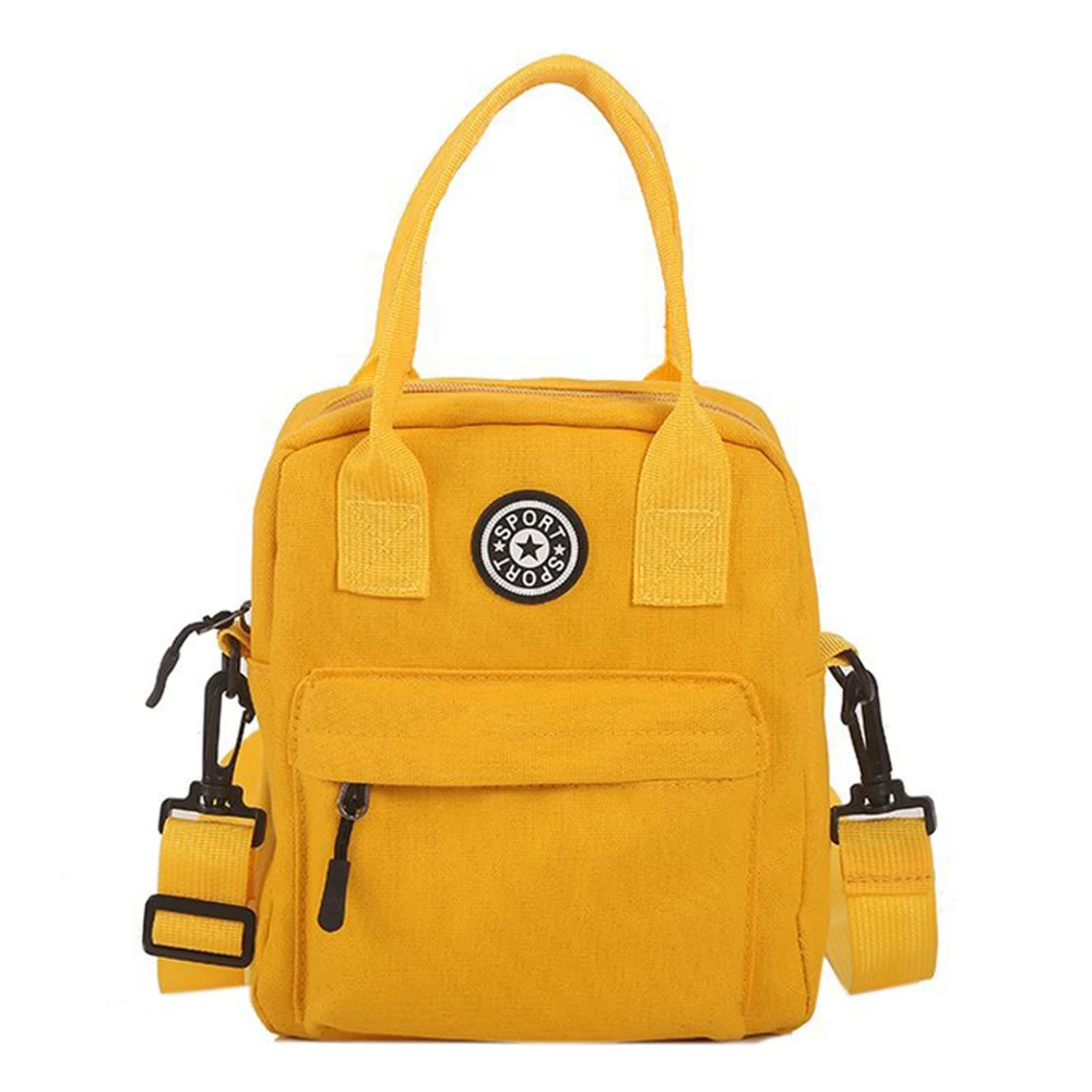 

Backpack Women Lady Korean Literary Solid Color Backpack Canvas Junior High School Bags For Teenage Girls Student Men Mochila