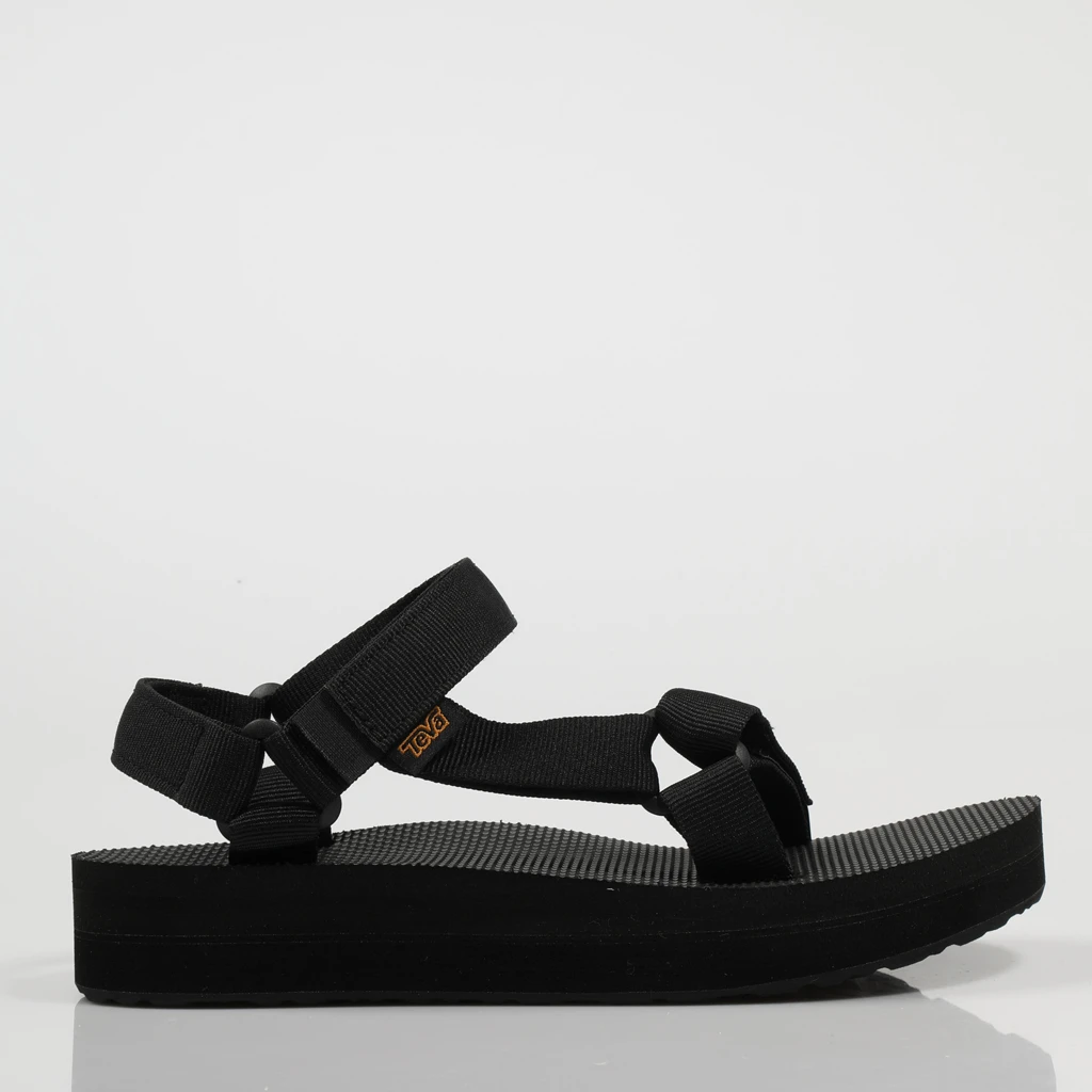 TEVA CHANCLAS MIDFORM BLACK 1090969 Negro media Mujer FLIP FLOPS Woman 75264|Zapatos planos de - AliExpress