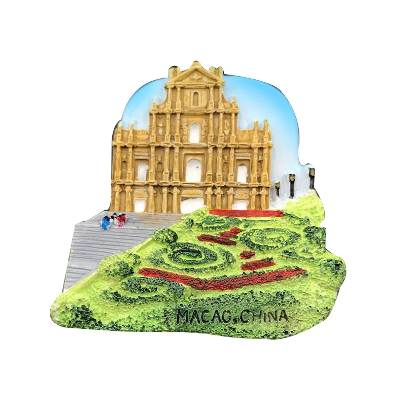 Macao Марокко Австрия Малайзия Новая Зеландия магнит на холодильник 3d магнит-наклейка на холодильник путешествия сувенир украшение на холодильник стикер - Цвет: Macao