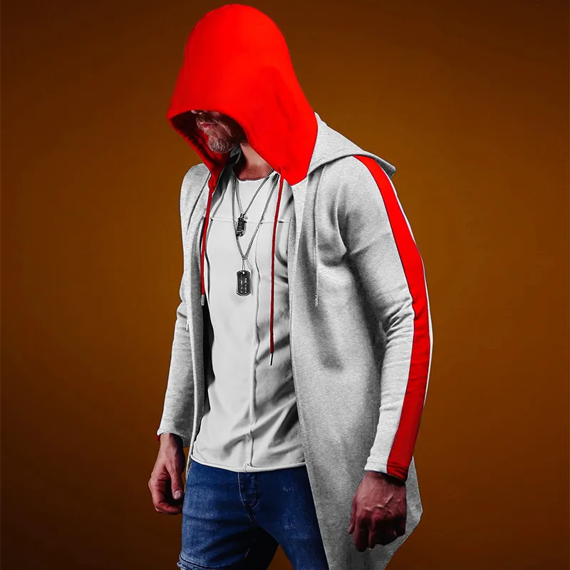 Trendy Jumper Sweatshirt Men's Double Effect 2 Colours S XL NEW 