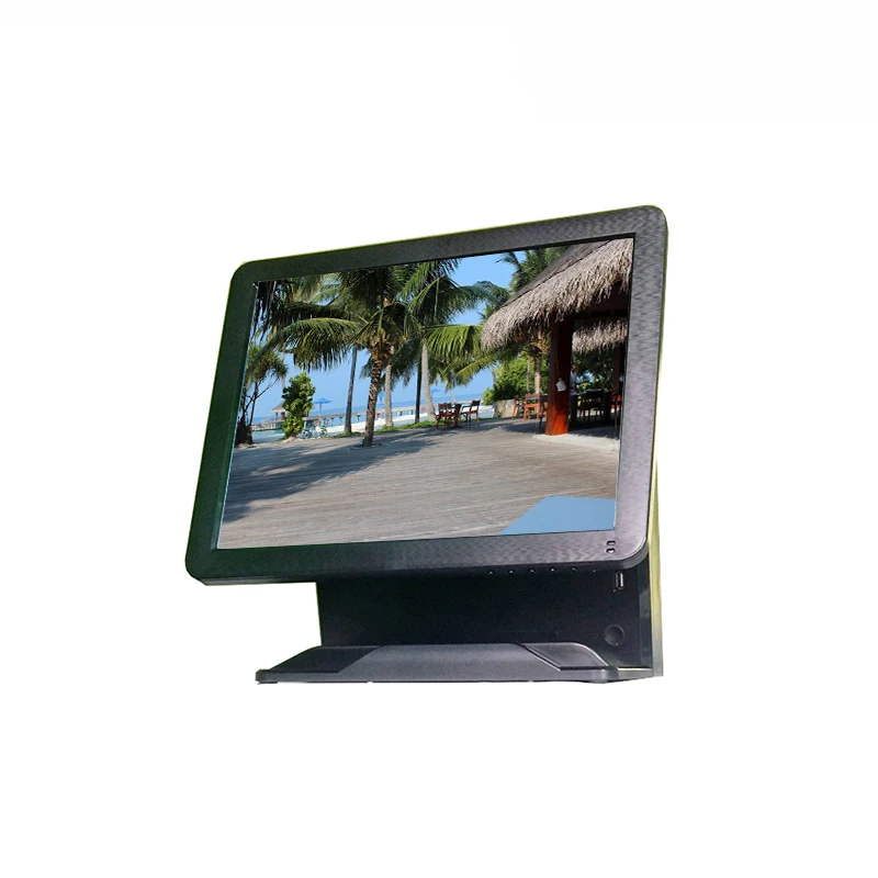 PC точка продажи pos терминал Высокое качество 15 дюймов резистивный сенсорный экран кассовый аппарат