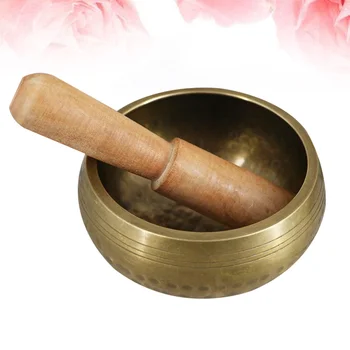 

1pc Buddha Sound Bowl Handmade Buddhist Sound Bowl Chanting Bowl Yoga Meditation Sound Therapy Bowl Pure Copper Chime Bronze Qin