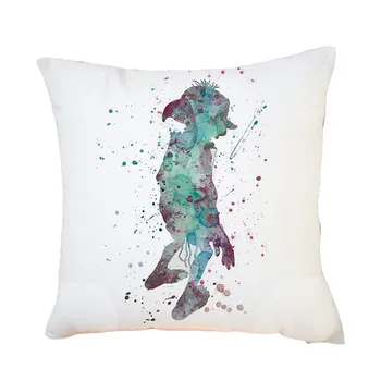 

Cushion Cover 45x45cm Trophy Pillow Cases Home Decor Animals Parrot Printing Cotton Linen Pillowcases #D