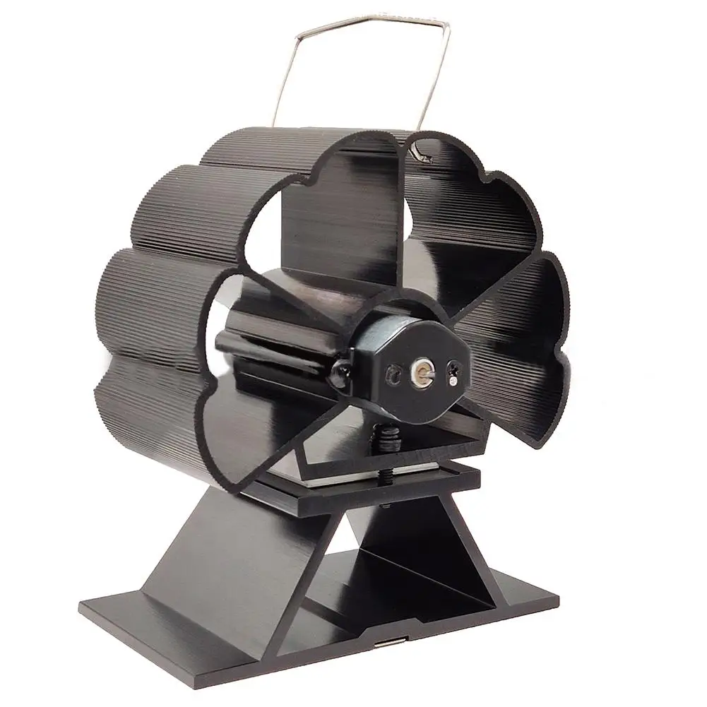3 blade Fireplace Fan Environmentally Friendly Silent Heat-powered 3-blade Head Moving Mini Fireplace Fan #W0
